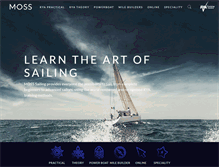 Tablet Screenshot of moss-sailing.com